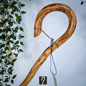 Special Κρητική Κατσούνα - διχαλόβεργα, συλλεκτικό κομμάτι. Ξύλο Πρίνου και ύψος 1,30 μ | ΚΩΔ 081225-ΤΖ28