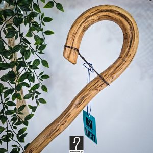 Special 2 σε 1 Κρητική Κατσούνα - διχαλόβεργα, συλλεκτικό κομμάτι. Ξύλο Πρίνου και ύψος 1,37 μ | ΚΩΔ 271225-ΧΚ31