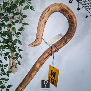 Αυθεντική Κατσούνα με άγριο διπλό αντίθετο γύρισμα, Ιδανική για κάθε χρήση από ξύλο Πρίνου και ύψος 1,35 μ | ΚΩΔ 190126-ΣΤ31