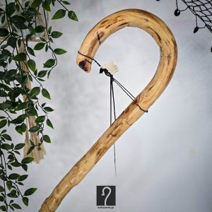 Vintage Κρητική Κατσούνα με άγρια υφή και μεγάλο άνοιγμα για κτηνοτροφία . Από ξύλο Σκίνου 1,23 μ | ΚΩΔ 300126-ΤΖ52