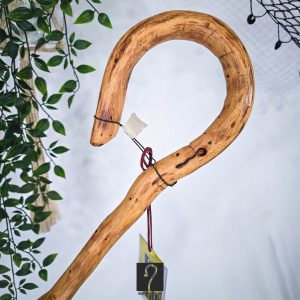 Κρητική Κατσούνα ιδανική για καθημερινή χρήση και μπαστούνι πεζοπορίας, από ξύλο Πρίνου και ύψος 1,23 μ | ΚΩΔ 230326-ΜΣ36