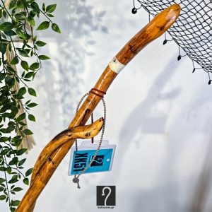 Ποιμαντορική ράβδος, μπαστούνι για Ιερείς από ξύλο Μπουρνελίδι και ύψος 1,45 μ | ΚΩΔ 290626-ΧΚ51