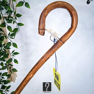 Σκουρόχρωμη Αυθεντική Κρητική Κατσούνα για καθημερινή χρήση και στήριξη. Από ξύλο Αστύρακα 1,20 μ | ΚΩΔ 141026-ΜΣ25